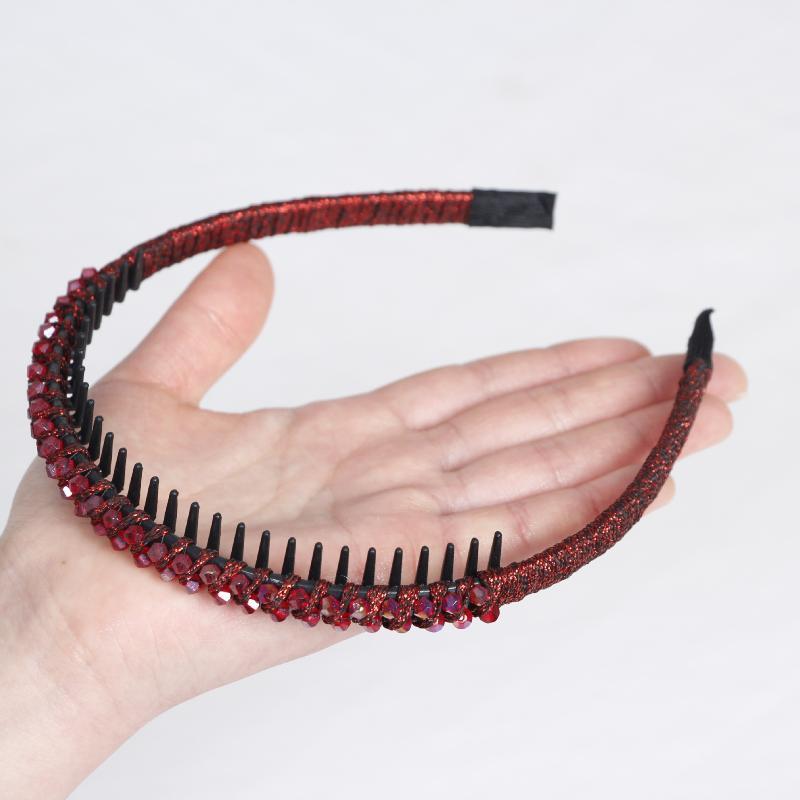 Beauty Makeup For Kids - Funkelndes Strass-Stirnband für Damen, rutschfeste Zähne,