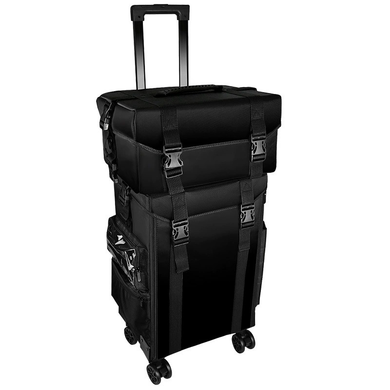 Beauty Makeup Trolley - Mehrschichtiger Multifunktionaler Make-up-Koffer für Visagisten, Beauty-