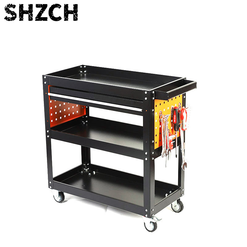 Beauty Makeup Trolley - 3-stöckiger Schwerlast-Schönheitswagen mit feststellbaren Rollen, mobiles
