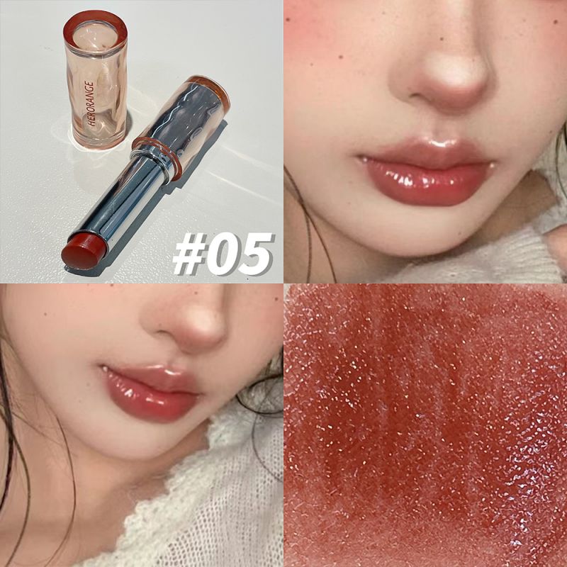 Beauty Makeup Websites - HERORANGE zarter und schöner, spiegelnder Lippenstift,