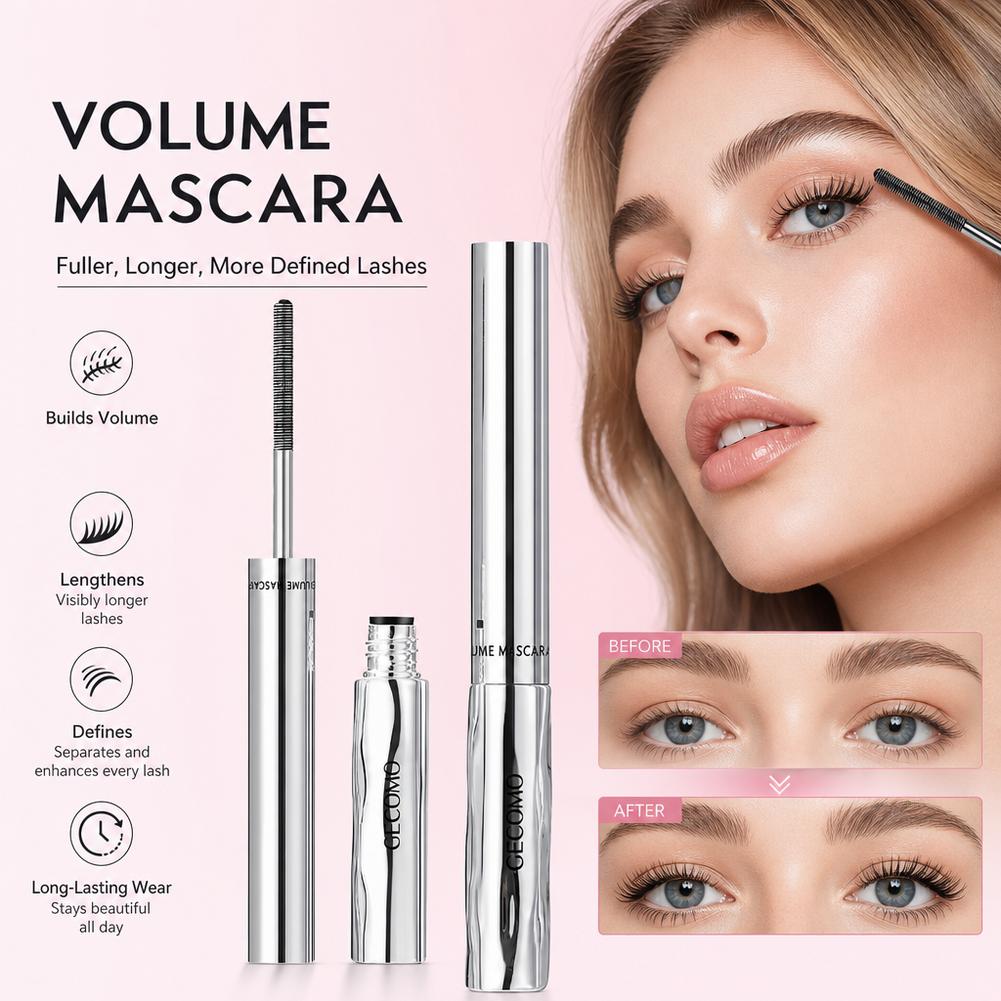 Waterproof Mascara Wand - Langanhaltende Wimperntusche Wasserfest und Schweißresistent Trennt