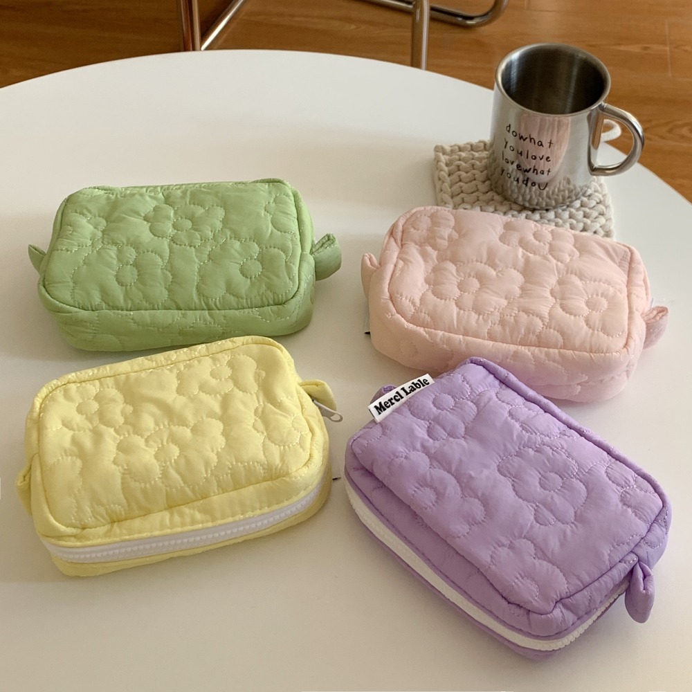 Beauty Flower Makeup - Mode Baumwolle Make-Up Lagerung Tasche Koreanische