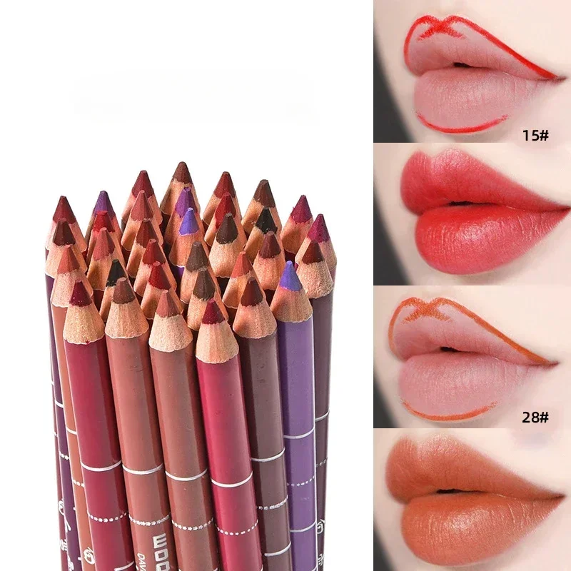 Beauty Flower Makeup - Farbiger Lipliner-Stift, schwarze Rose, nackt, braun,