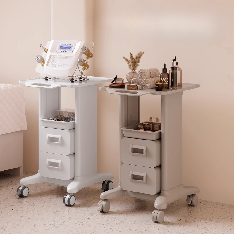 Beauty Makeup Trolley - Rollbarer Schönheitssalon-Wagen, Mobiler Hautpflege-Instrumentenwagen, Mehrstöckiger Werkzeugorganizer