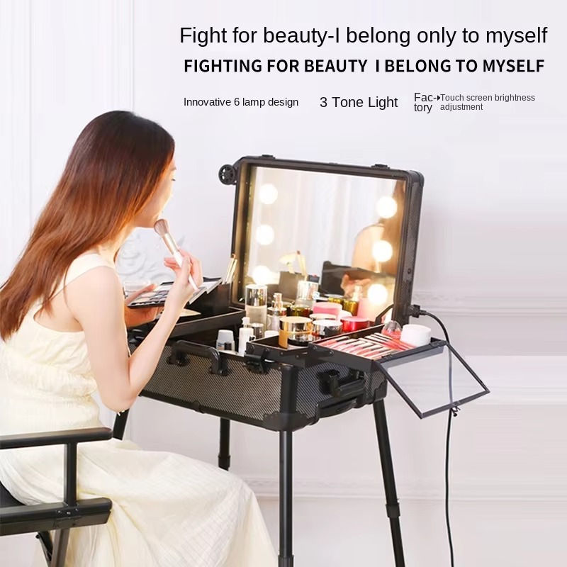 Aluminium-Legierung Bluetooth- – Beauty Makeup Trolley Bewertung und Preis