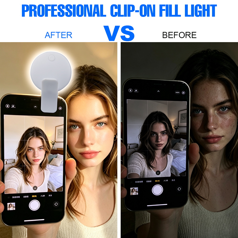Tragbares Clip-On Selfie-Fülll – Led Ring Light Bewertung und Preis