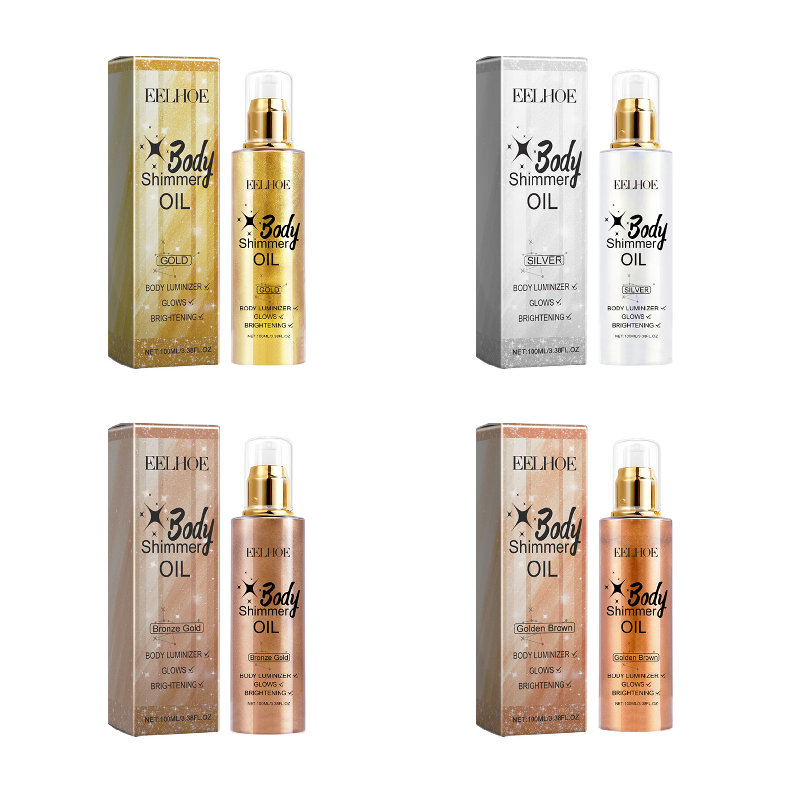 EELHOE 3D-Körperöl mit Schimme – Body Shimmer Lotion Bewertung und Preis