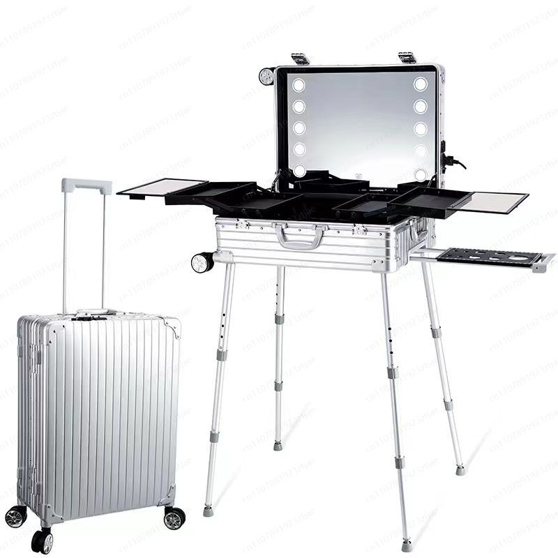 22-Zoll-Trolley-Koffer mit LED – Beauty Makeup Trolley Bewertung und Preis