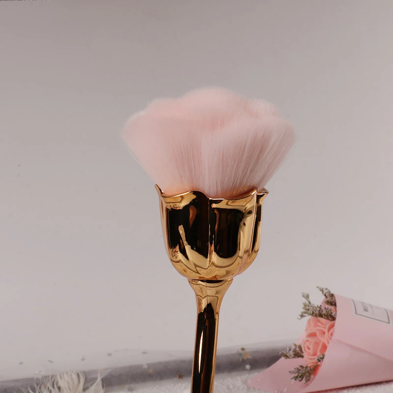 Rose Blume Form Lose Pulver Fo – Beauty Flower Makeup Bewertung und Preis
