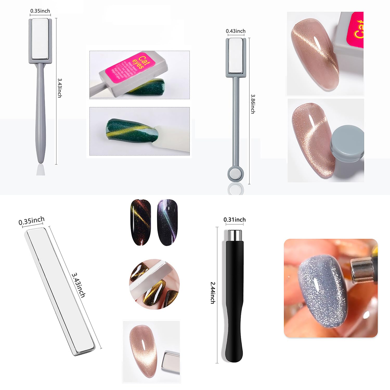 10-teiliges Katzenauge-Magnet- – Contour Palette Stick Bewertung und Preis