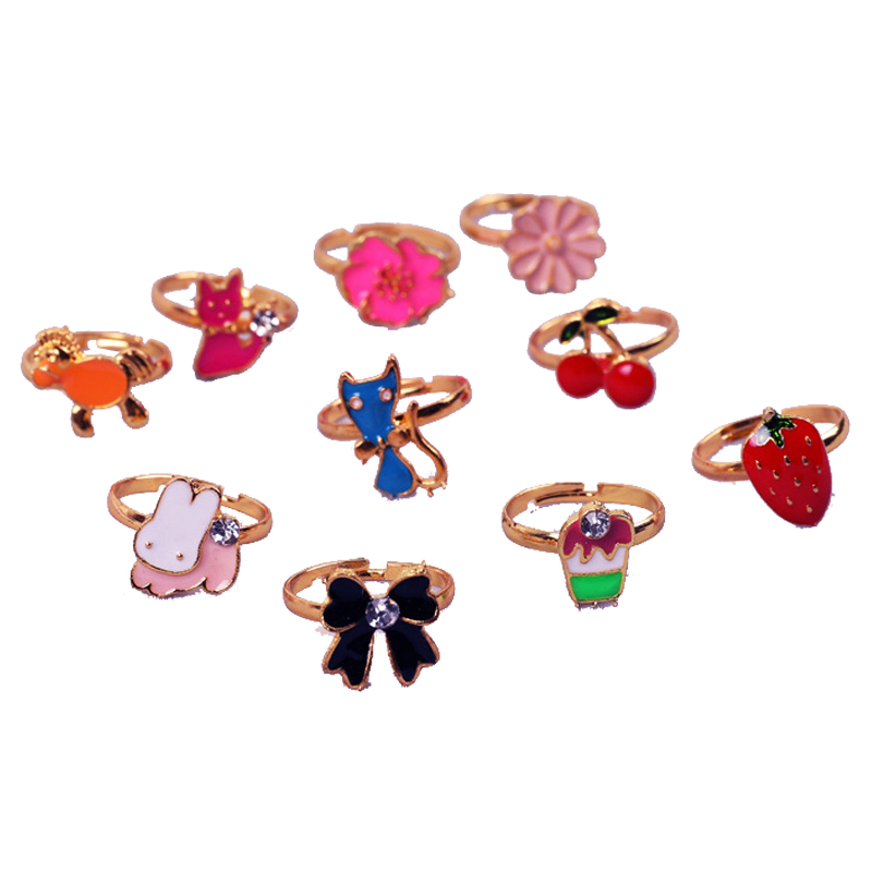 10/20 stücke Kinder Nette Ring – Beauty Makeup For Kids Bewertung und Preis